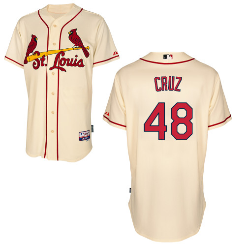 Tony Cruz #48 MLB Jersey-St Louis Cardinals Men's Authentic Alternate Cool Base Baseball Jersey